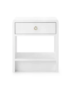 Bungalow 5 Benjamin 1 Drawer Side Table White New Arrivals