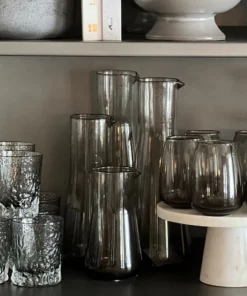 Blue Pheasant Declan Pitcher Smoke Set Of 3