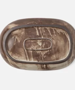 Blue Pheasant Dexter Oval Serving Platter Large Set/2