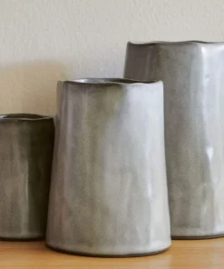 Blue Pheasant Esther Cement Glazed Pitcher Large Set Of Two