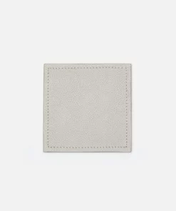 Blue Pheasant Evan Coaster Set Light Gray