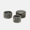 Blue Pheasant New Arrivals Mavis Gray Marble Small Serving Bowls Set Of 3 2 Blue Pheasant New Arrivals Mavis Gray Marble Small Serving Bowls Set Of 3