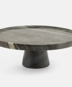 Blue Pheasant Samantha Gray Marble Cake Stand New Arrivals