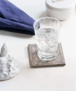 Blue Pheasant New Arrivals Tanner Coaster Set Gray