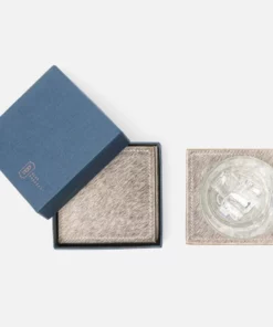 Blue Pheasant New Arrivals Tanner Coaster Set Gray