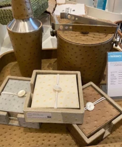 Blue Pheasant Witney Tray Oat Brown Ostrich New Arrivals