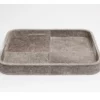 Blue Pheasant Browmley Tray Gray Hide