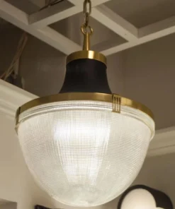 Robert Abbey Brighton Chandelier Antique Brass