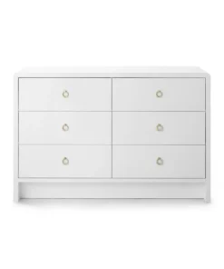 Bungalow 5 Bryant Linen Extra Large 6 Drawer Chest White New Arrivals