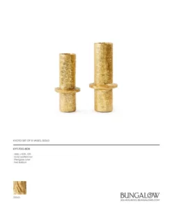 Bungalow 5 New Arrivals Kyoto Vase Set Gold