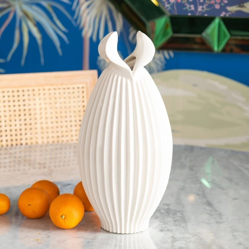 Bungalow 5 New Arrivals Agrippa Vase White 5 Bungalow 5 New Arrivals Agrippa Vase White