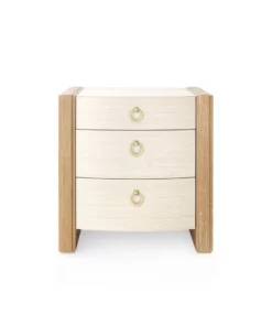 Bungalow 5 New Arrivals Albert 3 Drawer Side Table Natural