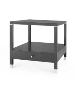 Bungalow 5 Alessandra 1 Drawer Side Table Black New Arrivals