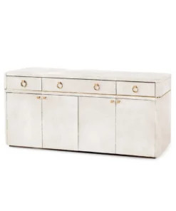 Bungalow 5 New Arrivals Andre Three Drawer And Four Door Cabinet White