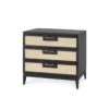 Bungalow 5 Astor 3 Drawer Side Table Black