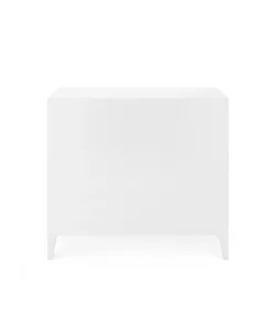 Bungalow 5 New Arrivals Astor 3 Drawer Side Table White