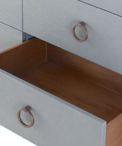 Bungalow 5 Audrey Extra Large 6 Drawer Dresser Grey New Arrivals