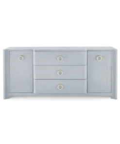 Bungalow 5 Audrey 3 Drawer 2 Door Cabinet Grey