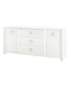 Bungalow 5 Audrey 3 Drawer 2 Door Cabinet White