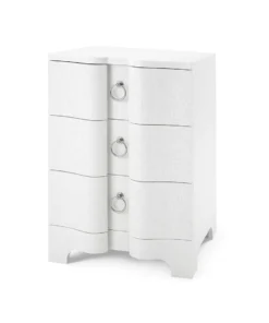 Bungalow 5 Bardot 3 Drawer Side Table Navy Blue New Arrivals