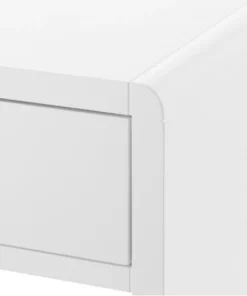 Bungalow 5 Benjamin 1 Drawer Side Table White New Arrivals