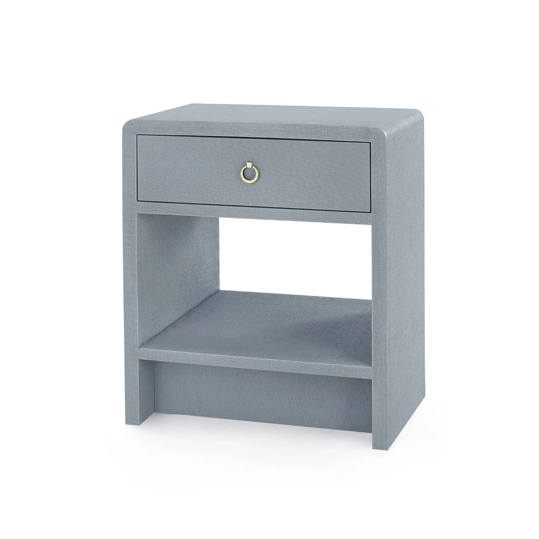 Bungalow 5 New Arrivals Benjamin 1 Drawer Side Table Gray 3 Bungalow 5 New Arrivals Benjamin 1 Drawer Side Table Gray