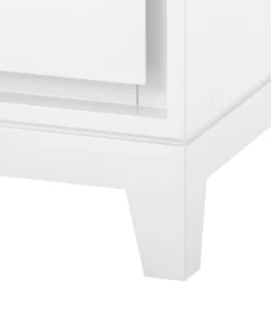 Bungalow 5 Bergamo Three Drawer Side Table White 20 Bungalow 5 Bergamo Three Drawer Side Table White