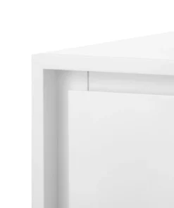 Bungalow 5 Bergamo Three Drawer Side Table White 18 Bungalow 5 Bergamo Three Drawer Side Table White