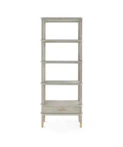 Bungalow 5 Bertram Etagere Grey Cerused Oak New Arrivals
