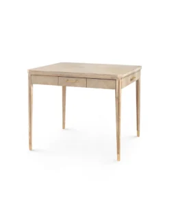 Bungalow 5 New Arrivals Bertram Game Table Bleached Cerused Oak