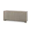 Bungalow 5 New Arrivals Blake 4 Door Cabinet Taupe Gray