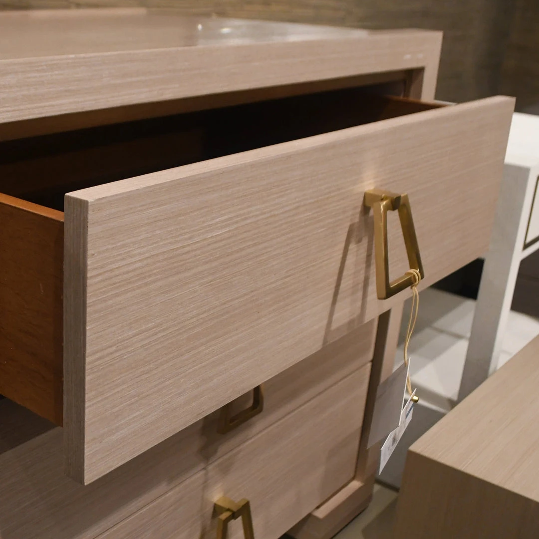 Bungalow 5 New Arrivals Blake 3 Drawer Side Table Blanched Oak 8 Bungalow 5 New Arrivals Blake 3 Drawer Side Table Blanched Oak