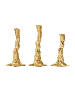 Bungalow 5 Branch Candlestick Set Gold