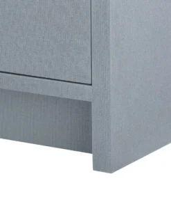 Bungalow 5 New Arrivals Bryant Linen Extra Large 6 Drawer Chest Gray