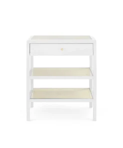 Bungalow 5 Caanan 1 Drawer Side Table White New Arrivals