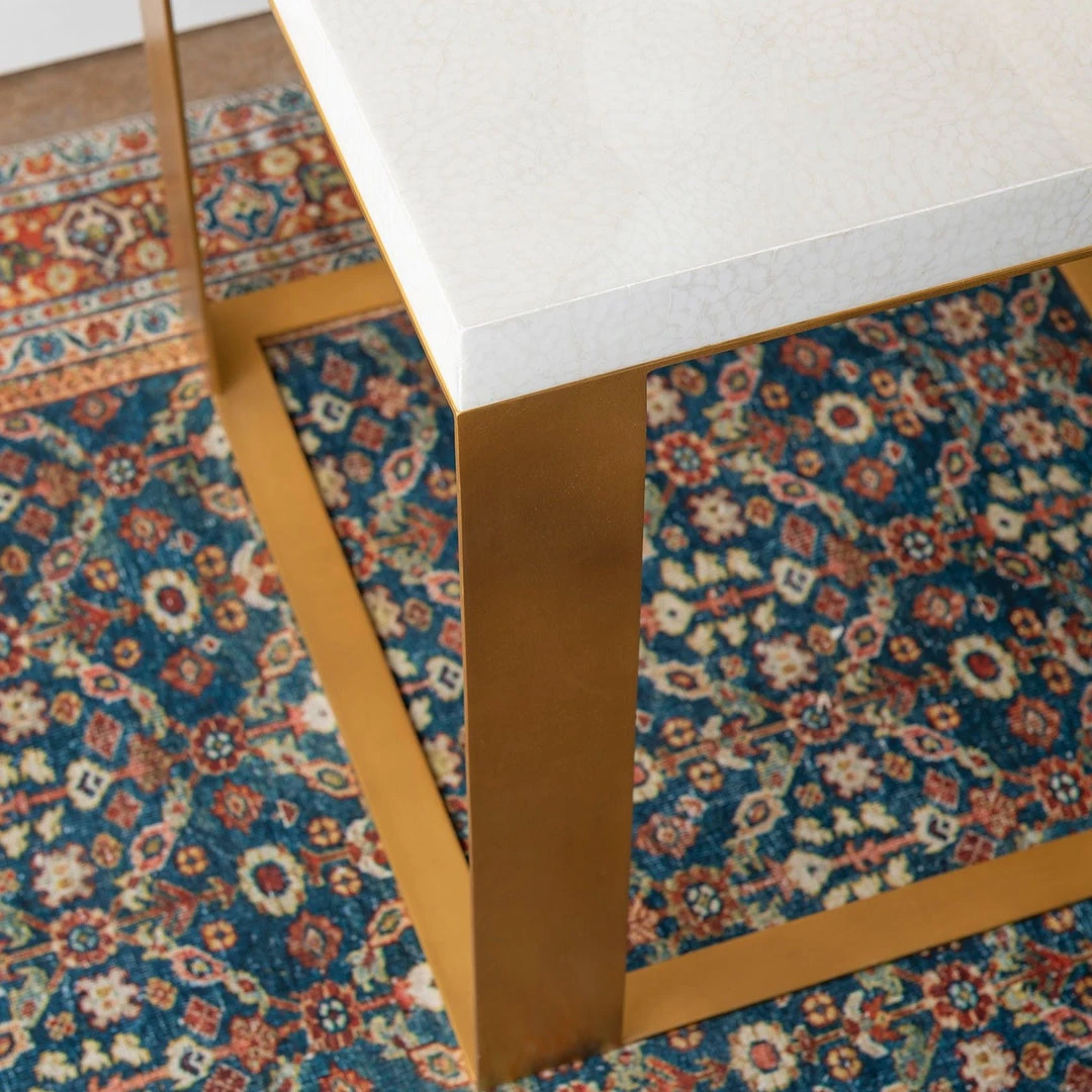 Bungalow 5 Calypso Side Table White Eggshell Top 8 Bungalow 5 Calypso Side Table White Eggshell Top