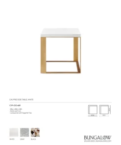 Bungalow 5 Calypso Side Table White Eggshell Top 21 Bungalow 5 Calypso Side Table White Eggshell Top