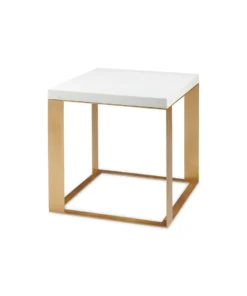 Bungalow 5 Calypso Side Table White Eggshell Top