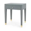 Bungalow 5 Claudette 1 Drawer Side Table Gray