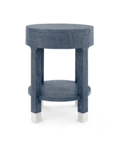 Bungalow 5 New Arrivals Dakota 1 Drawer Side Table Navy