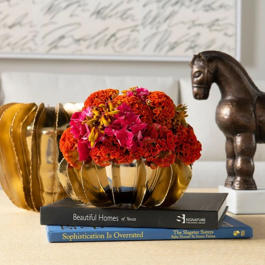 Bungalow 5 New Arrivals Doral Vase Brass 12 Bungalow 5 New Arrivals Doral Vase Brass