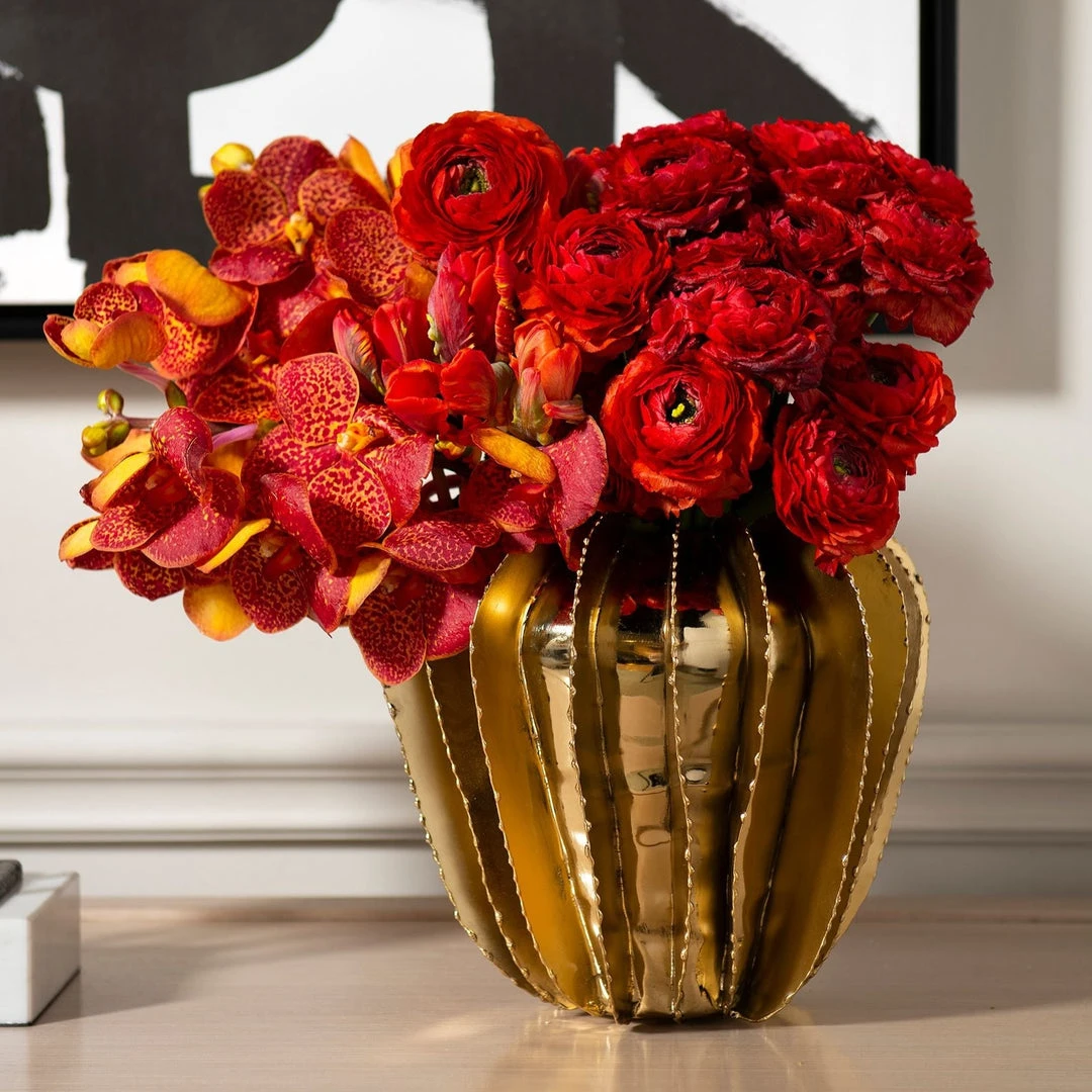 Bungalow 5 New Arrivals Doral Vase Brass 4 Bungalow 5 New Arrivals Doral Vase Brass