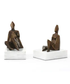 Bungalow 5 Duet Statue Bronze Pair