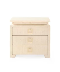 Bungalow 5 Elina 3 Drawer Side Table Natural New Arrivals