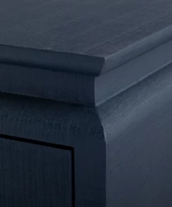 Bungalow 5 New Arrivals Elina 3 Drawer Side Table Navy Blue