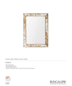 Bungalow 5 Etienne Antique Mirror Large