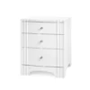 Bungalow 5 Flanders Three Drawer Side Table White