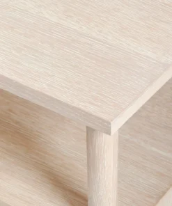 Bungalow 5 New Arrivals Gabriel 1 Drawer Side Table Bleached Oak