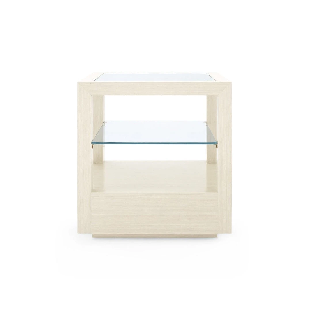 Bungalow 5 Gavin 1 Drawer Side Table Blanched Oak 5 Bungalow 5 Gavin 1 Drawer Side Table Blanched Oak