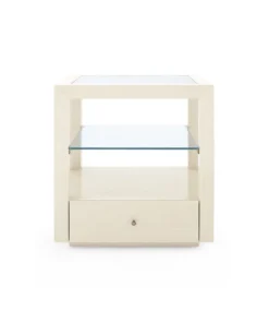 Bungalow 5 Gavin 1 Drawer Side Table Blanched Oak